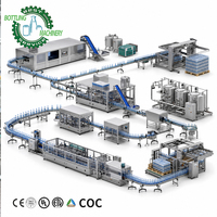 Máquina Automática para la Producción de Agua Embotellada de Larga Duración, Equipo de Llenado de Agua Potable Mineral Pura con Control PLC