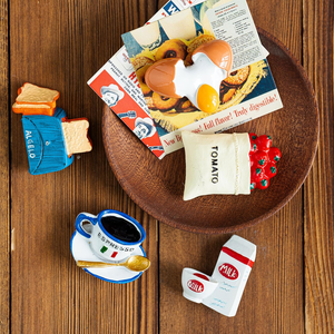 10 Imanes de Refrigerador con Simulación de Comida 3D, Ecológicos y Duraderos, de Poliresina, Imanes Decorativos para Pizarra Blanca para Cocinas - Product Image 1