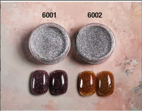 Poudre de paillettes pour ongles L&M, gel UV non toxique, 2,5 g, pigment brillant et scintillant pour les fournitures d'onglerie, modèle 6001/6002