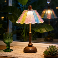 Lampes de table en verre de luxe pour salon, chambre à coucher, décoration de chevet, éclairage