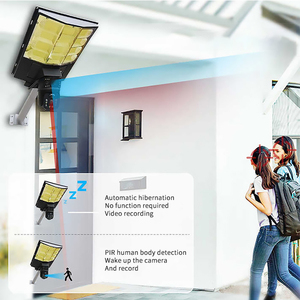 V380 All-in-One Solar Street <b>Light</b> <b>with</b> Dual Screen HD Camera and <b>Sensor</b> for Outdoor Security and Smart Solar Lighting - Product Image 4