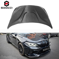 Kit carrosserie capot avant léger en fibre de carbone sèche TAKD pour BMW F87 M2 M2C F22 F23 230i M235i M240i 2016-2021