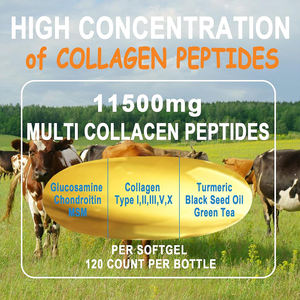 Collagène Peptide Type IIIIVX OEM/ODM pour l'éclaircissement de la peau et la santé digestive, emballage personnalisé pour adolescents, gélules molles - Product Image 3