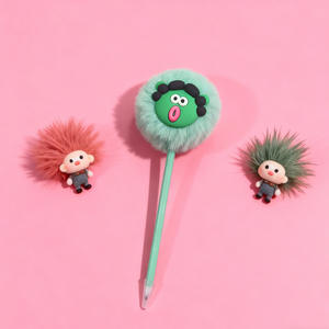 Bolígrafo de Peluche con Diseño de Boca de <span class=keywords><strong>Salchicha</strong></span> Divertida y Ojos de Monstruo, Escritura Suave, Regalo para Estudiantes, Hecho en China - Product Image 3