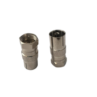 Adaptateur coaxial haute performance F J/TV K, connecteur F mâle vers tête femelle TV, en vente