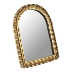 Arched Table <b>Mirror</b> With Resin Frame For Bedroom Bathroom Vanity Makeup Desk Use - Product Image 2