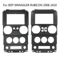 Kit de cadre d'autoradio Android pour JEEP WRANGLER RUBICON 2008-2010 Support de console centrale stéréo automatique Fascia Trim Bezel Faceplate