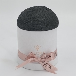 Customizable Handmade <strong>Flower</strong> Rose <strong>Bouquet</strong> Packaging <strong>Box</strong> with Velvet Texture Paperboard Material Embossing Printing - Product Image 3