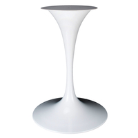 Base de Mesa Tulipán de Metal y Hierro, Estilo Nórdico Moderno, Redonda, Resistente, para Bar, Restaurante, Cafetería, Bistro, Muebles de Lujo