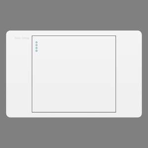 Panel de Distribución de Material para PC con Panel Táctil Ultrafino de 10A y 250V, Interruptor y Enchufe de Pared Blanco Mate, Apto para Hoteles y Hogares - Product Image 1