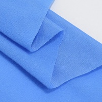 100% en nylon doux magique adhésif recyclé tricoté un côté brossé tricot tissu de velours de boucle de fournisseur de rouleau pour soutien-gorge boucle doublure