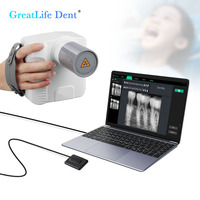 Unité de radiographie vétérinaire 70kV 2mA rechargeable portable, appareil de radiographie dentaire sans tremblement, 500 images avec accessoires