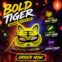 Masque facial intégral élégant en plastique, écologique, pour événements d'entreprise, fêtes, logo personnalisé, vente en gros