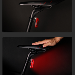 Luz Trasera para Bicicleta GACIRON W16 LED, Batería Recargable Tipo-C, Impermeable IPX4, Alta Luminosidad, 5 Modos, Montaje Magnético, Plástico - Product Image 4