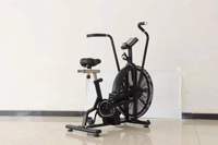 Bicicleta de aire comercial ZY, bicicleta estática profesional con ventilador y consola de control por botones, resistencia al viento, equipo de cardio para gimnasio