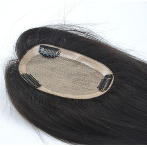 วิกผมบราซิลแบบใหม่ ปี 2020 สำหรับผู้หญิง ผมแท้แบบรีมี่ ถักด้วยมือทั้งหัว สีน้ำตาลเข้ม ฐานผ้าไหมลูกไม้ฝรั่งเศส ราคาโรงงานถูก - Product Image 1