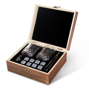 Gran oferta, juego de copas de whisky, piedra de <span class=keywords><strong>vino</strong></span> con caja de madera, Navidad, Día de San Valentín, la <span class=keywords><strong>mejor</strong></span> opción de regalo para papá, <span class=keywords><strong>novio</strong></span>, marido - Product Image 3