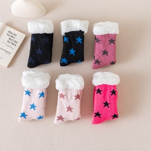 Phụ Nữ Của Trong Nhà Dép Đi Trong Nhà Bán Buôn Mờ Giáng Sinh Vớ Với Grips Nhiệt Ấm Fluffy Mô Hình Nhân Vật Cho Trong Nhà Nhà Ấm - Product Image 5