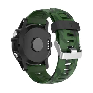 Soft Pattern Silicone Strap For Garmin Fenix3 HR Smart Watch Band For Garmin Fenix5x Silicone Sports Watchbands