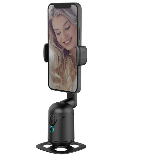 Multifunctional AI Vision Smart Gimbal Real-time Face Tracking 360 Endless Rotation Foldable Type C Q7 for Mobile Phone Use