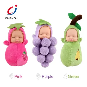 Toys Factory Eco Friendly Candy Doll Models, Safety Child Funny Fruit Mini Sleeping Doll