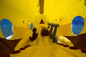 Structure gonflable <span class=keywords><strong>Dragon</strong></span> Blaze : Aire de jeux combinée avec toboggan et cachette, en PVC, installation facile - Product Image 2