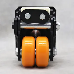 S-S Dual Wheel Shock Absorber AGV Robot Caster Wheel