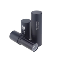 Tube de fond de teint vide rechargeable noir et or de luxe, très demandé, pour emballage personnalisé de maquillage et de cosmétiques