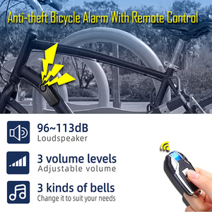 New Wireless Anti-theft Vibration Sensor Alarm Motorcycle Bicycle Bike Alarm Waterproof Security Cycling Bike Alarm With Remote - Product Image 5