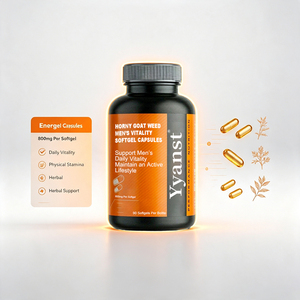 Complément Herbal Horny Goat Weed pour la Vitalité Masculine – Gélules Souples 90 unités – Soutient la Vitalité Quotidienne et la Force Physique pour Hommes Actifs - Product Image 6