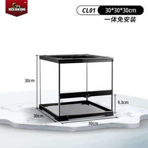 Glas Terrarium mit Spray und Drain Loch (Ultra-Crystal Glass) MZ-XTD603045 - Product Image 6