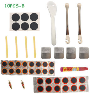 Professionelles Fahrrad-Reparaturset, Manuelles Reifenreparatur-Set mit Stahlhebeln & Gummi-Patches - Product Image 6