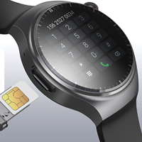 Reloj Inteligente Android 4G con Google Play, Tarjeta SIM, GPS, WIFI, Cámara de Video Dual, Reloj Inteligente Cuadrado con Teléfono, Pantalla AMOLED de 2.13''