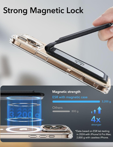 Portefeuille magnétique de luxe personnalisé en cuir PU avec support de carte pour téléphone MagSafe compatible Apple Find My - Product Image 4