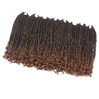 Tresse africaine au crochet à trois brins WaveAfrican pour femme, style déesse européen et américain, en fibre haute température, densité 180 %