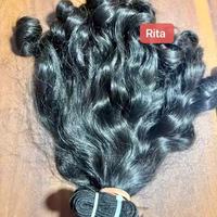 Harga Pabrik Rambut Vietnam Mentah Tanpa Proses, Rambut Keriting Burma, Rambut Keriting India dengan Kutikula Tertata Rapi, Bundel Rambut Keriting India yang Mengembang dan Lentur