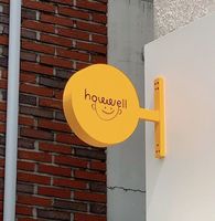 Neige Acrylique Logo Personnalisé Publicité Boîte à Lumière Ronde Led Intérieur et Extérieur Lumières Led Circulaires Enseigne Business Shop