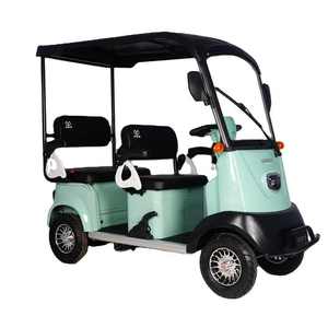 Scooter à 4 places à carrosserie ouverte, véhicule familial à énergie nouvelle avec 4 roues, tricycle 60V, voiturette de golf familiale 4 places - Product Image 1
