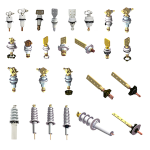 Boccola in Porcellana ANSI Bianca 1.2kV/417A <span class=keywords><strong>BIL</strong></span> 30kV per Trasformatore Monofase Montato su Palo, Boccola Secondaria - Product Image 2