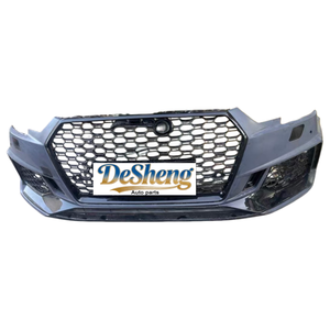 Matériel PP de haute qualité, pour <span class=keywords><strong>Audi</strong></span> A4, <span class=keywords><strong>S4</strong></span>, mise à niveau vers kit carrosserie RS4, pare-chocs avant, phares, calandre, spoiler avant. Facile à installer. - Product Image 4