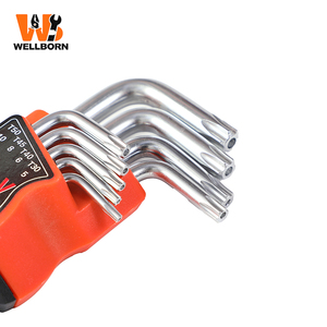 Jeu de clés hexagonales de qualité industrielle finition chromée, en acier au carbone, personnalisable, support OEM - Product Image 5