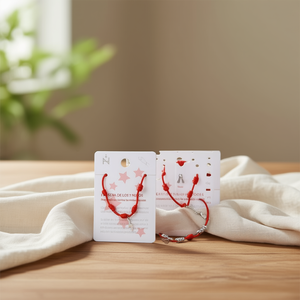 Stainless Steel Seven Knot Bracelet Red String Protection Charm For Women <b>Men</b> - Product Image 2