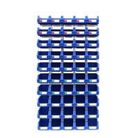 Bac de Rangement d'Entrepôt à Ouverture Frontale en Plastique Empilable, Idéal pour le Picking et le Stockage de Vêtements