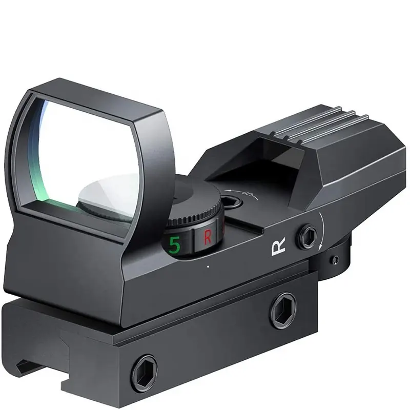 Red dot Reflex Sight Scope avec 4 réticules de type pour base de 11mm