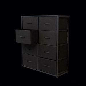 Commode autoportante moderne en tissu pour salon, durable, avec panneaux en MDF et acier inoxydable, en pin, disponible en plusieurs couleurs - Fournisseur en gros - Product Image 3