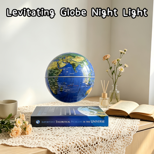 HCNT Magnetic <b>Levitating</b> <b>Globe</b> World Night Light With Book Base For Educational Use - Product Image 1
