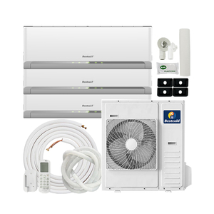 Pompe à chaleur Bestcold R410a 60Hz 220V multi-zones 24000 BTU SEER 23 <span class=keywords><strong>Tri</strong></span>-zone 9000+9000+9000 BTU Climatiseur multi-zones <span class=keywords><strong>split</strong></span> - Product Image 1