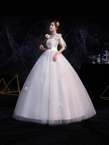 Nuovo <span class=keywords><strong>abito</strong></span> da <span class=keywords><strong>sposa</strong></span> <span class=keywords><strong>madre</strong></span> con allacciatura da donna a vita alta - Product Image 2