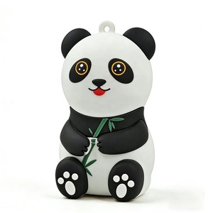 Porte-clés en silicone en forme <span class=keywords><strong>de</strong></span> panda, portable pour l'extérieur, double <span class=keywords><strong>support</strong></span> pour balles <span class=keywords><strong>de</strong></span> golf - Product Image 3