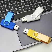 Clé USB Métallique Personnalisée pour Cadeaux d'Affaires – Clé USB 2.0 de 128 Go, 64 Go, 32 Go, 16 Go – Disque Flash, Clé USB, Clé Mémoire